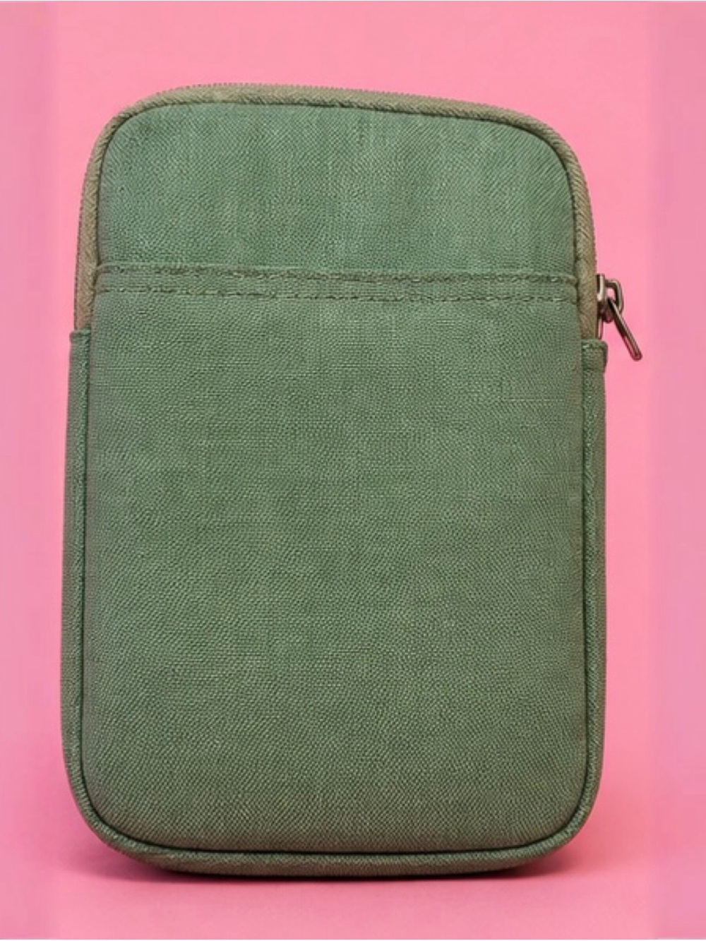 Green Canvas Kindle Pouch